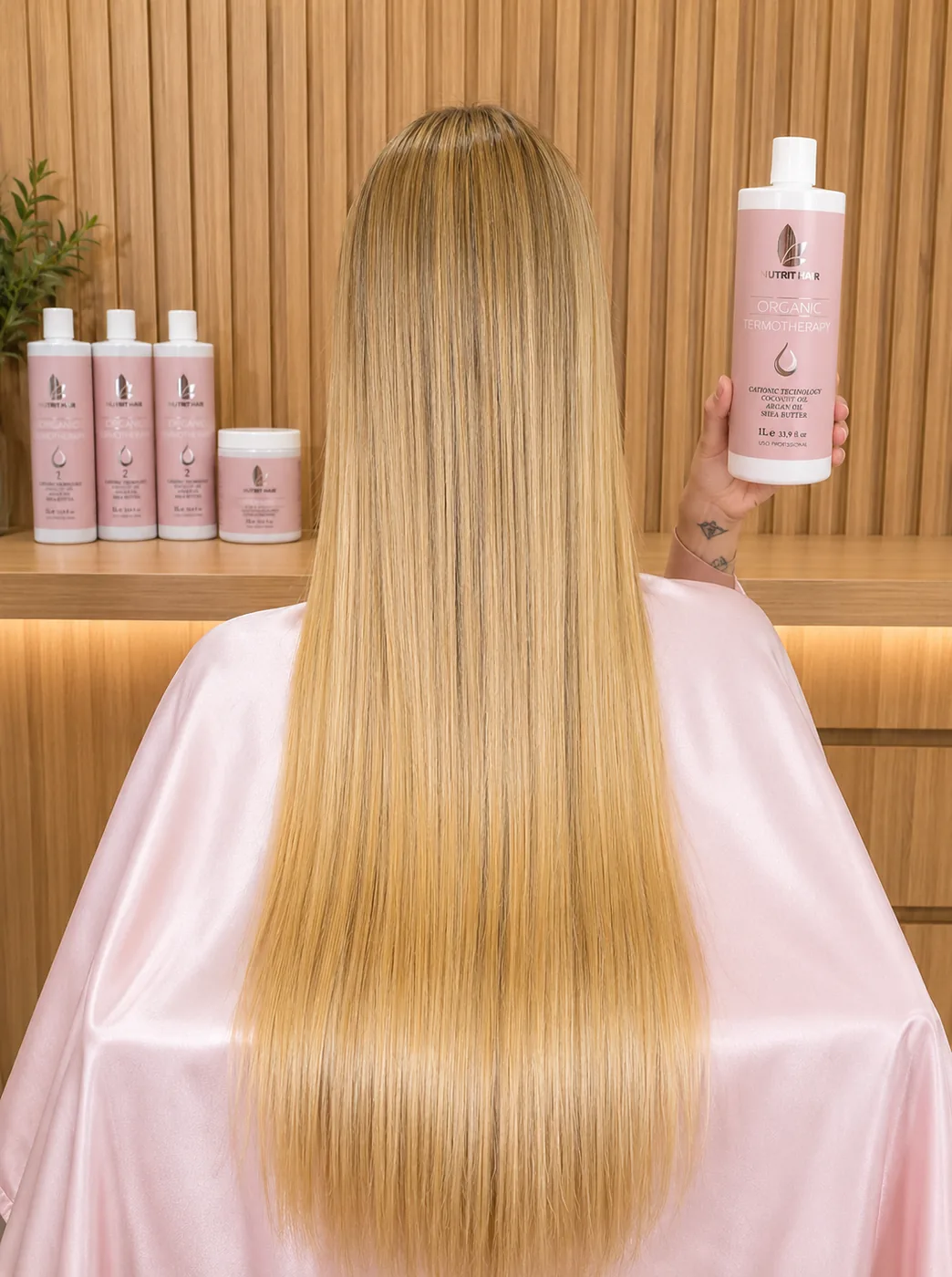 Resultado real 1 de progressiva Nutrt Hair